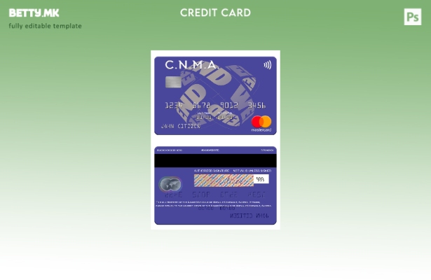 модерен стил Algeria Caisse Nationale de Mutualité Agricole шаблон за мастер кар